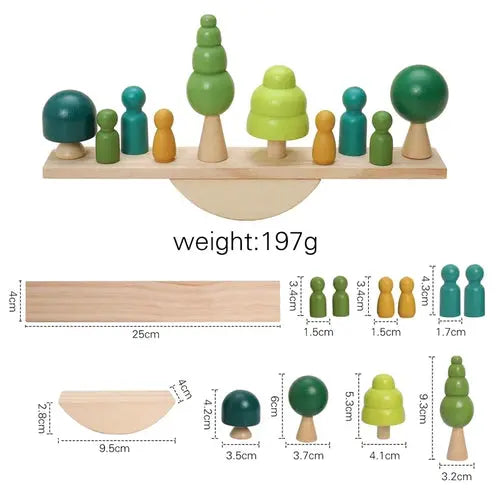 Montessori Wooden Baby Stacking Forest Set | Build, Explore & Learn AliExpress